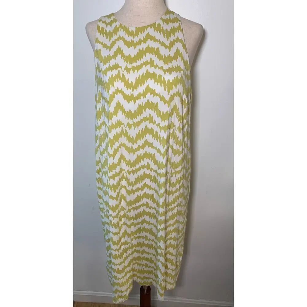 Ann Taylor yellow dress size medium summer